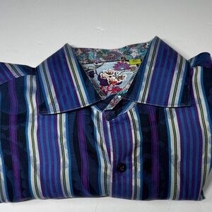 Robert Graham Multicolor Striped Button Down Shirt